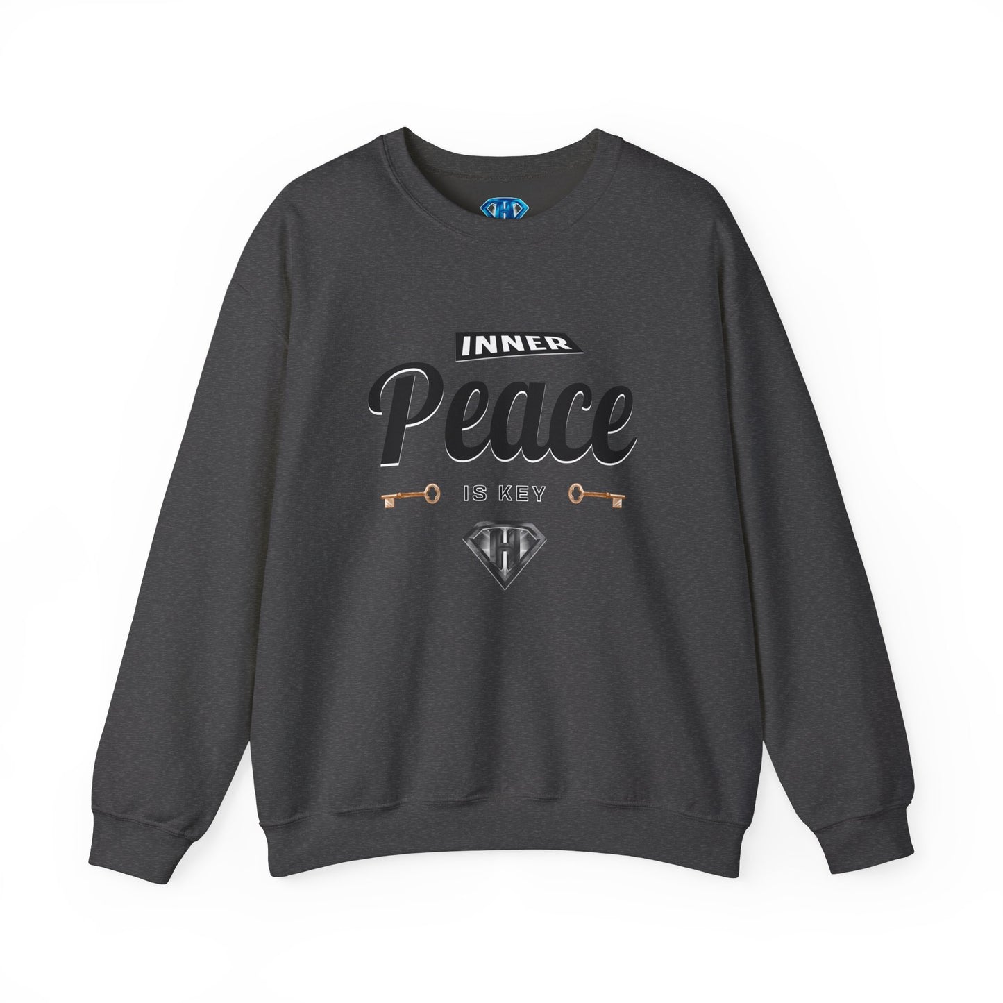 Grey "Inner Peace Is Key" Positivity Sweaters