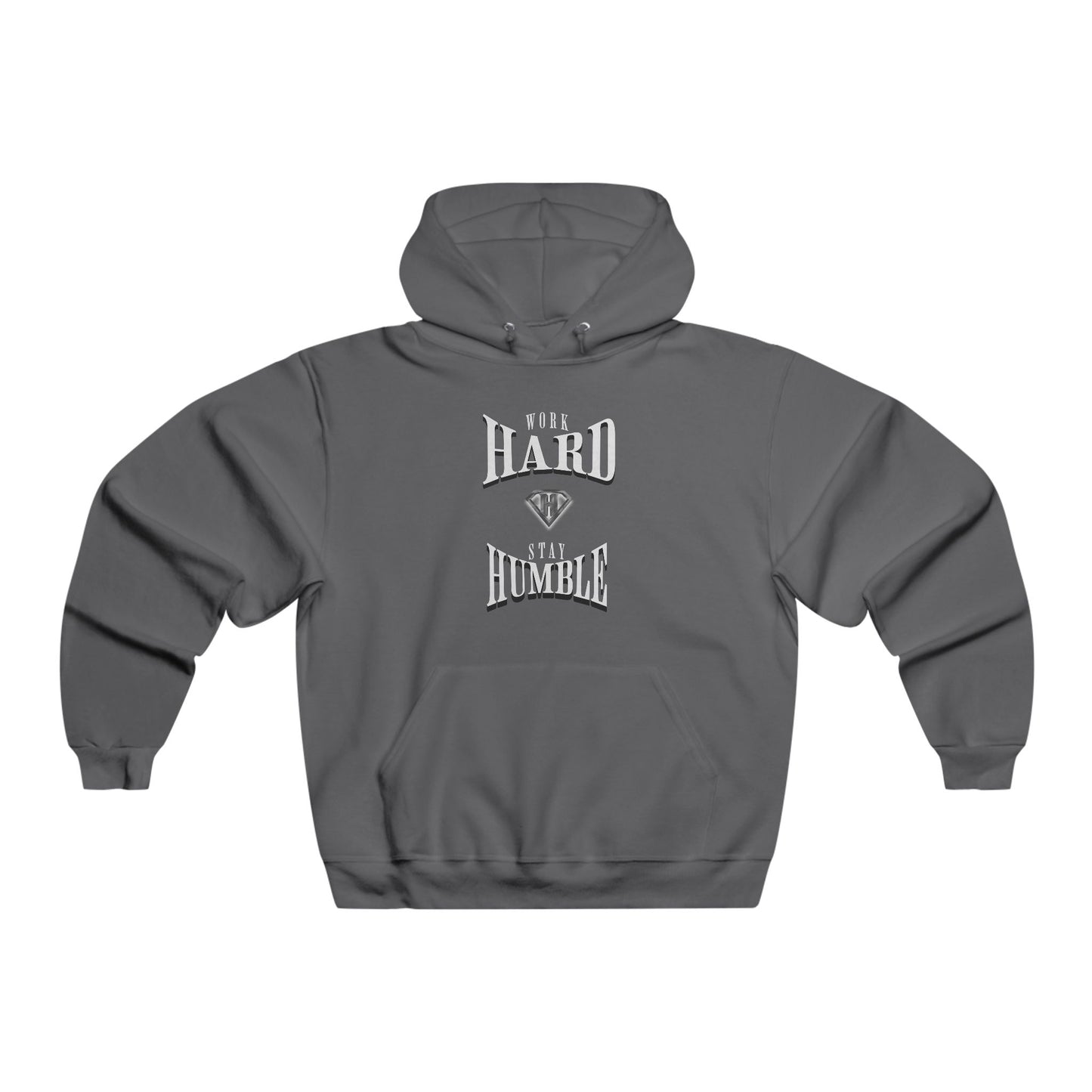 Grey "Work Hard Stay Humble" Motivational Hoodies