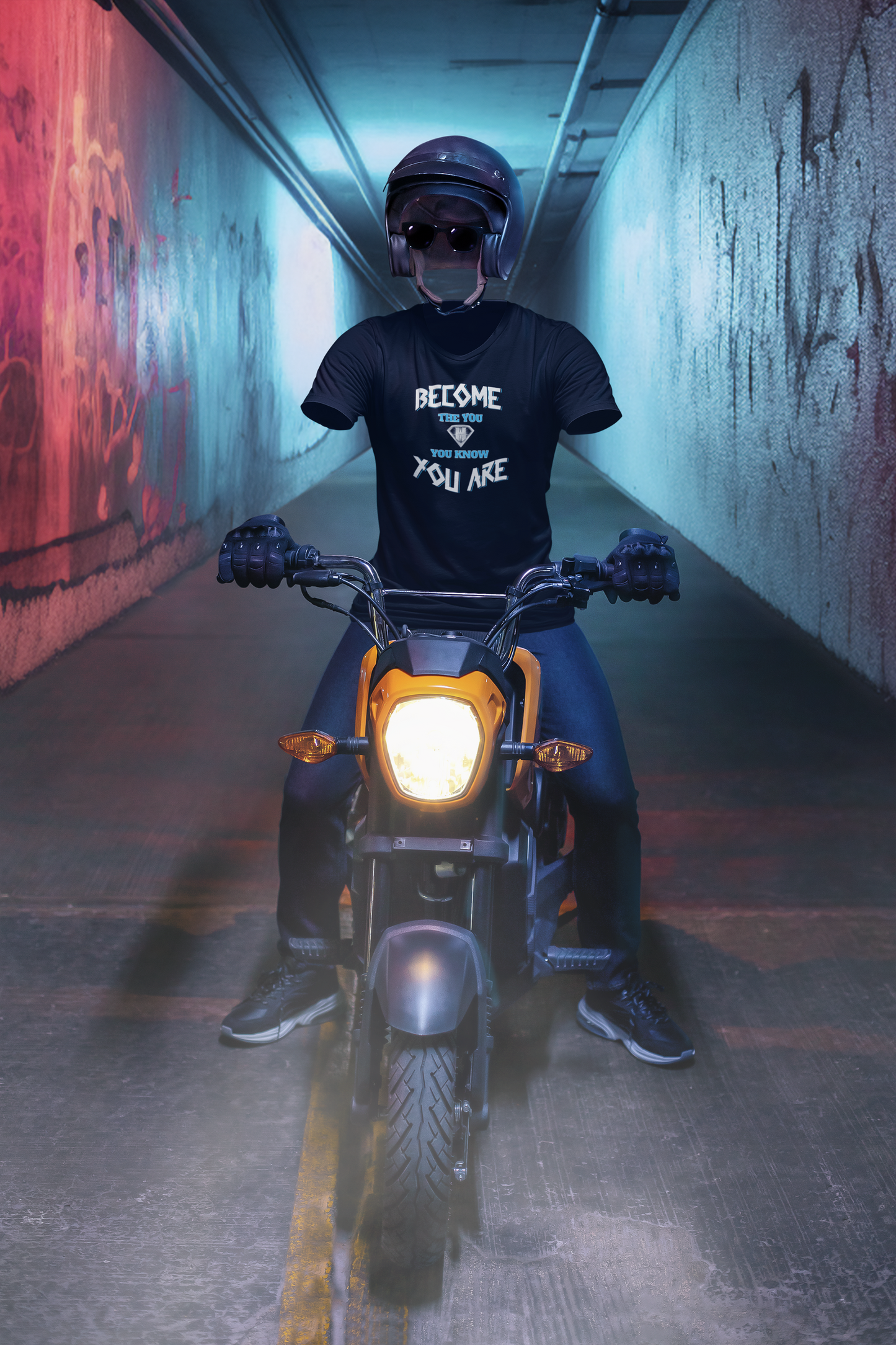 Black "Become the You, You Know You Are" Inspirational T-Shirt