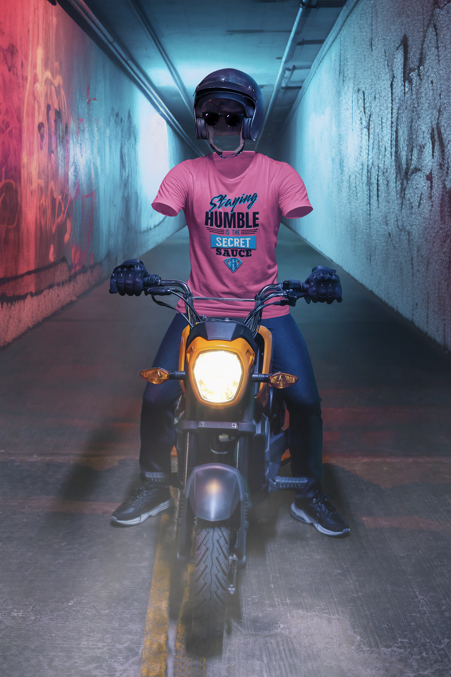 Pink "Staying Humble is the Secret Sauce" Inspirational T-Shirt