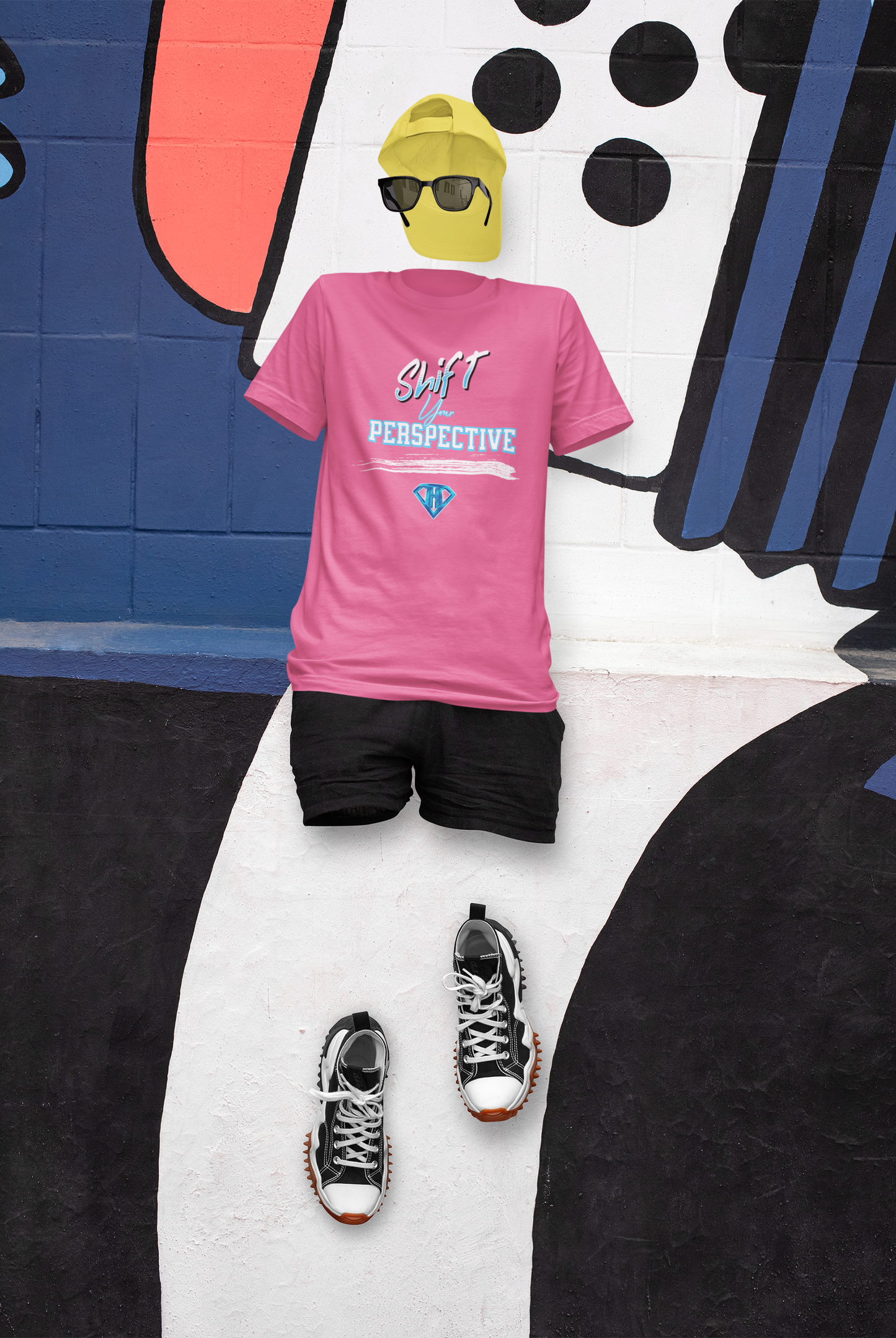 Pink "Shift Your Perspective" Inspirational T-Shirts