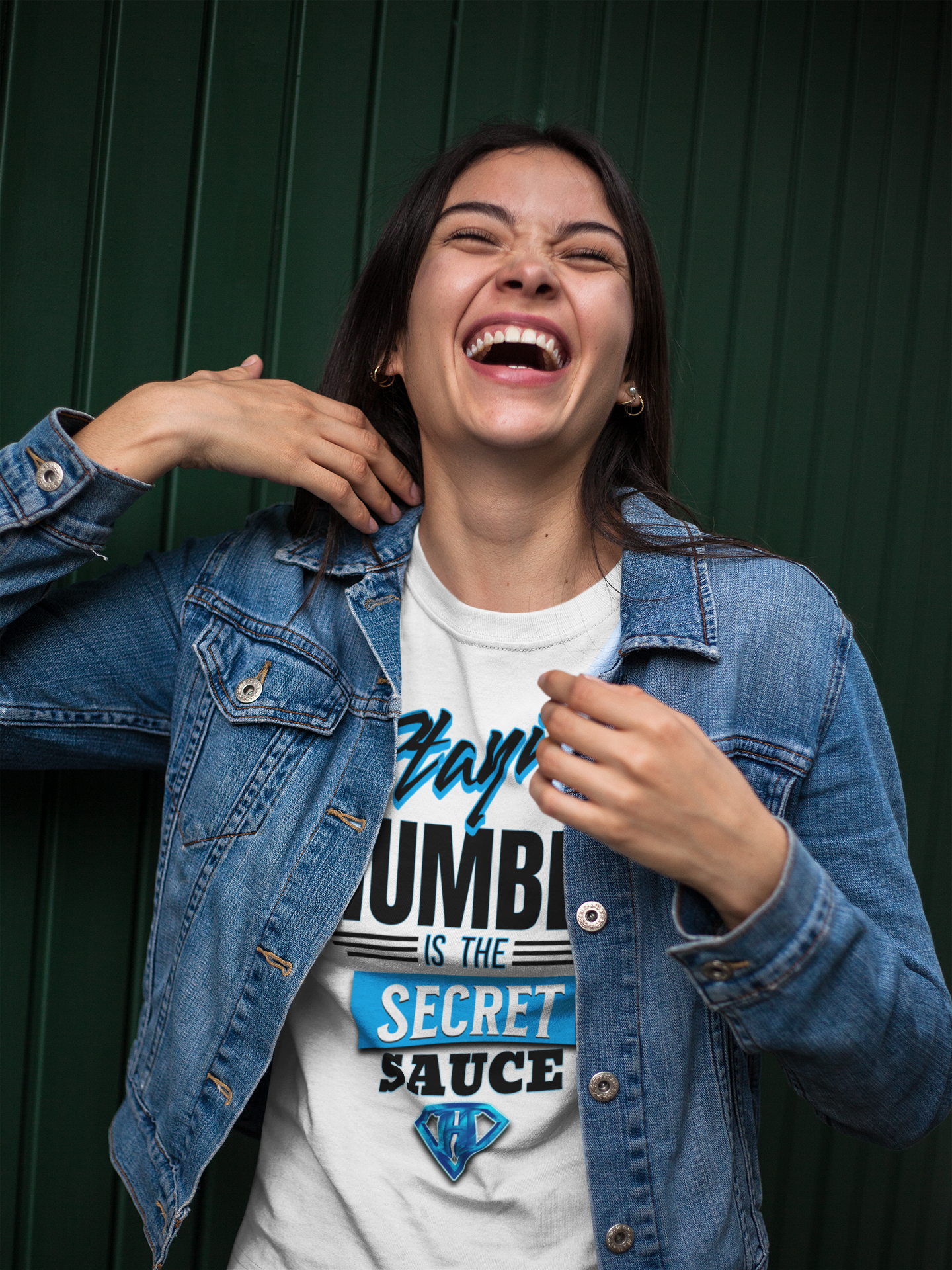 White "Staying Humble is the Secret Sauce" Inspirational T-Shirt