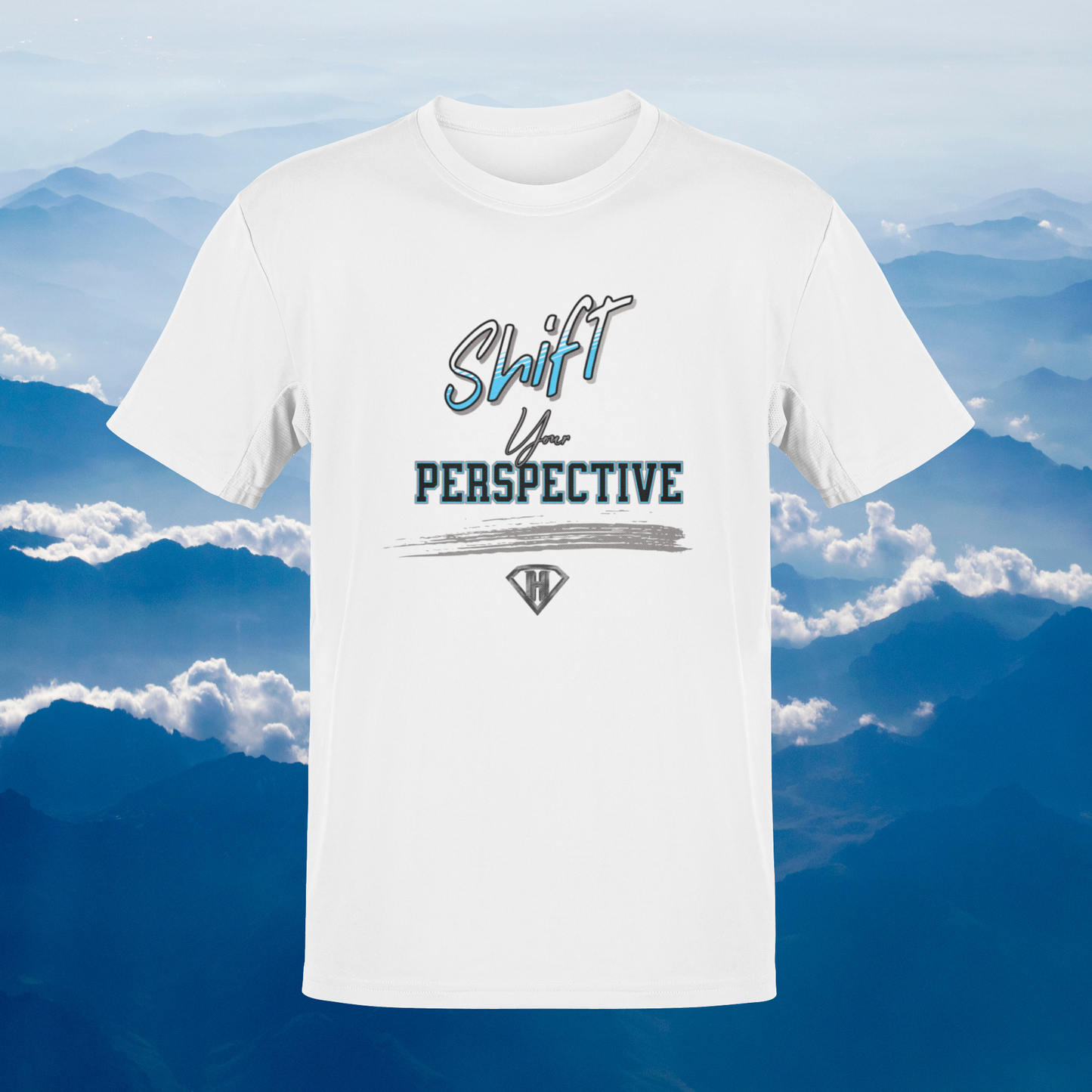 White "Shift Your Perspective" Inspirational T-Shirts