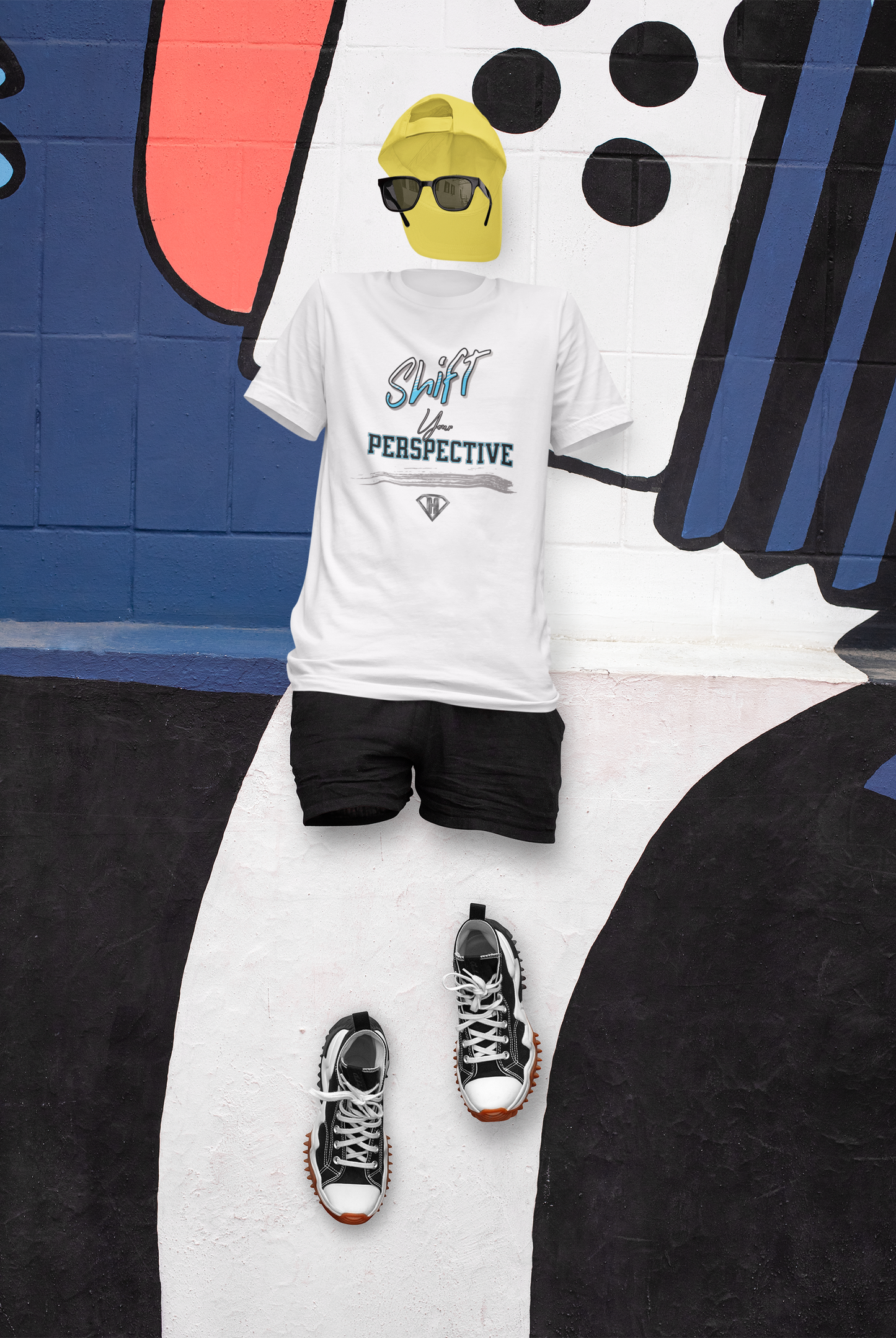White "Shift Your Perspective" Inspirational T-Shirts