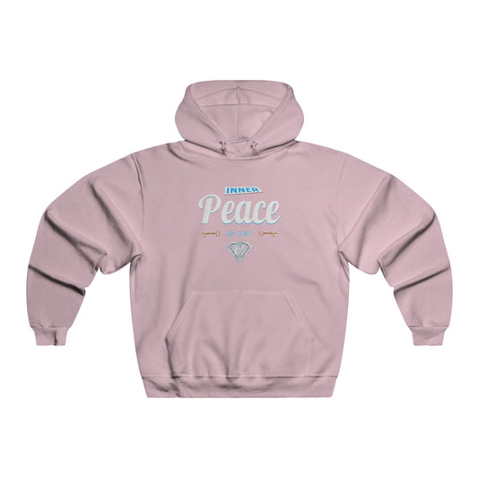 Light Pink "Inner Peace Is Key" Motivational Hoodies