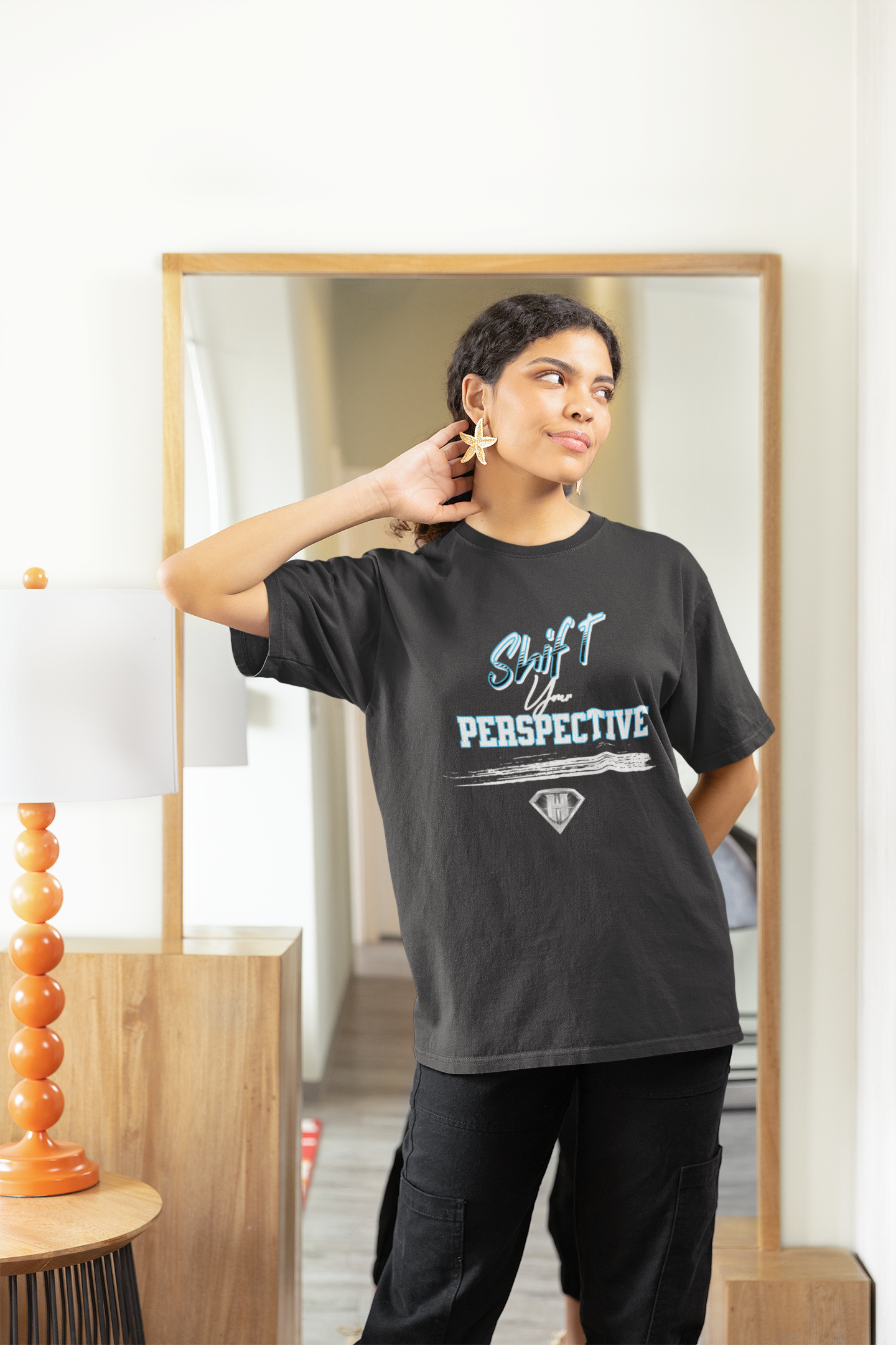 Grey "Shift Your Perspective" Inspirational T-Shirts