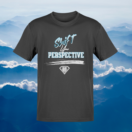 Grey "Shift Your Perspective" Inspirational T-Shirts